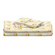 Aurora - Blush & Goldenrod Geometric Large Scale