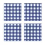 Navy Blue Watercolor Gingham