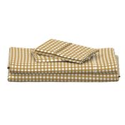 Gold Watercolor Gingham