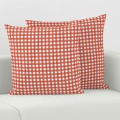 Red Watercolor Gingham