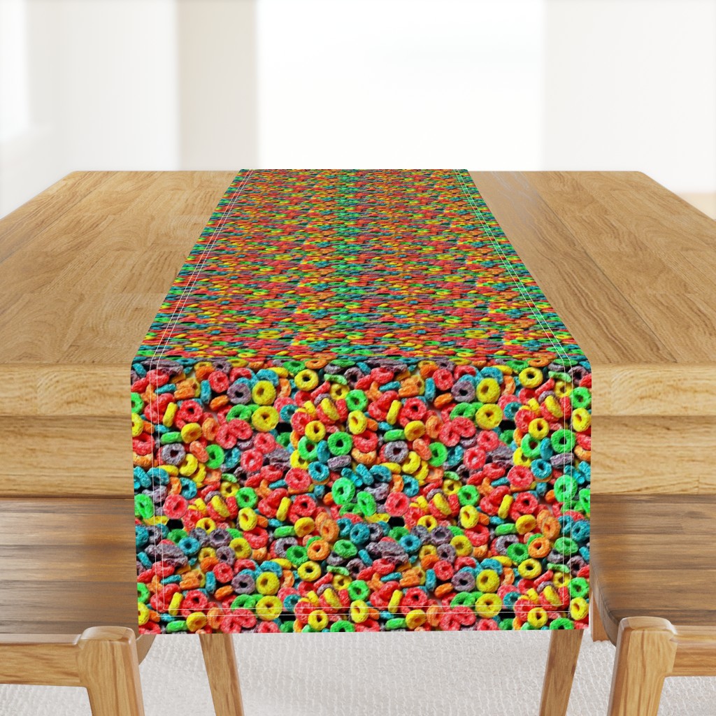 3 smaller custom colorful rainbow cereal 