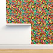 3 smaller custom colorful rainbow cereal 