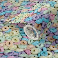 4 custom smaller pastel colorful rainbow cereal