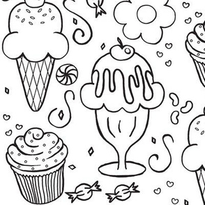 The 4 C's / Cookies, Cupcakes, Candy & Cones 