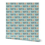 Therapy Dog Mint Linen