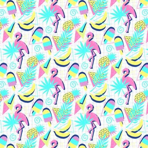 80s Flashback Tropical Fun - extra small