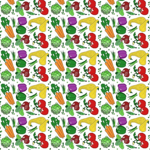 Eat your veggies tea towel