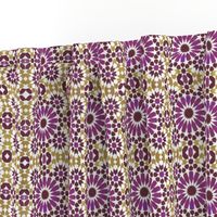 Moorish Moroccan Purple Stars