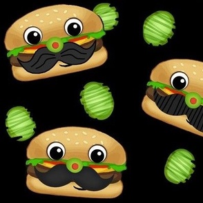 Hold the pickles but not the Mustache! 