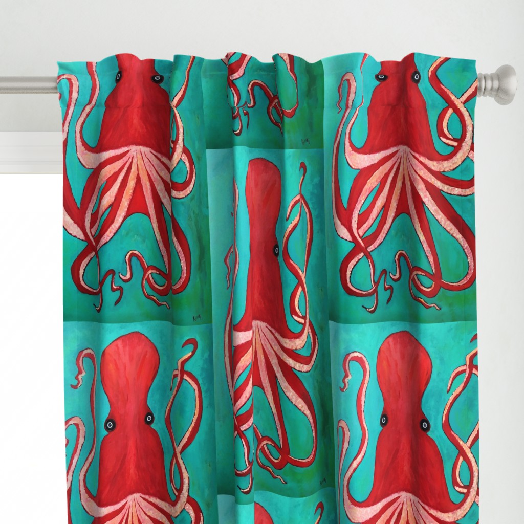 Red Octopus - Large Scale