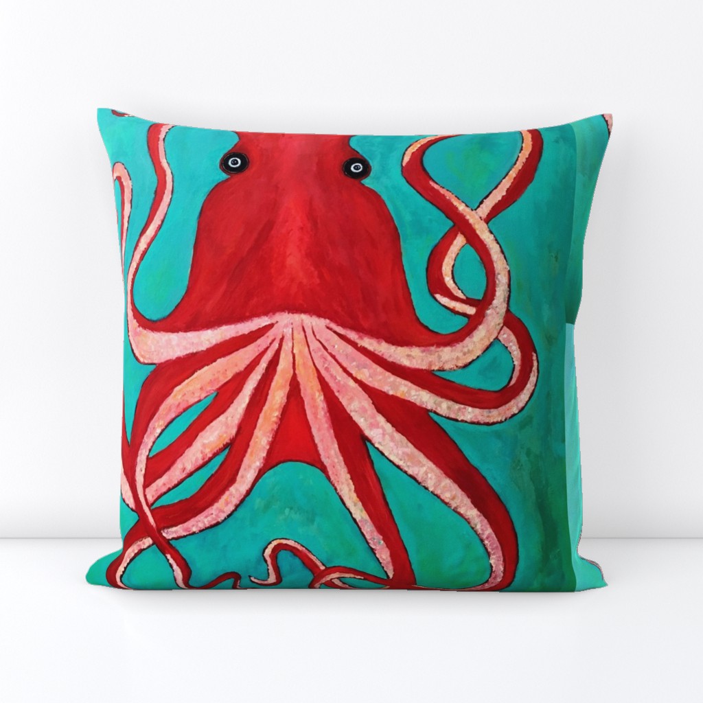 Red Octopus - Large Scale
