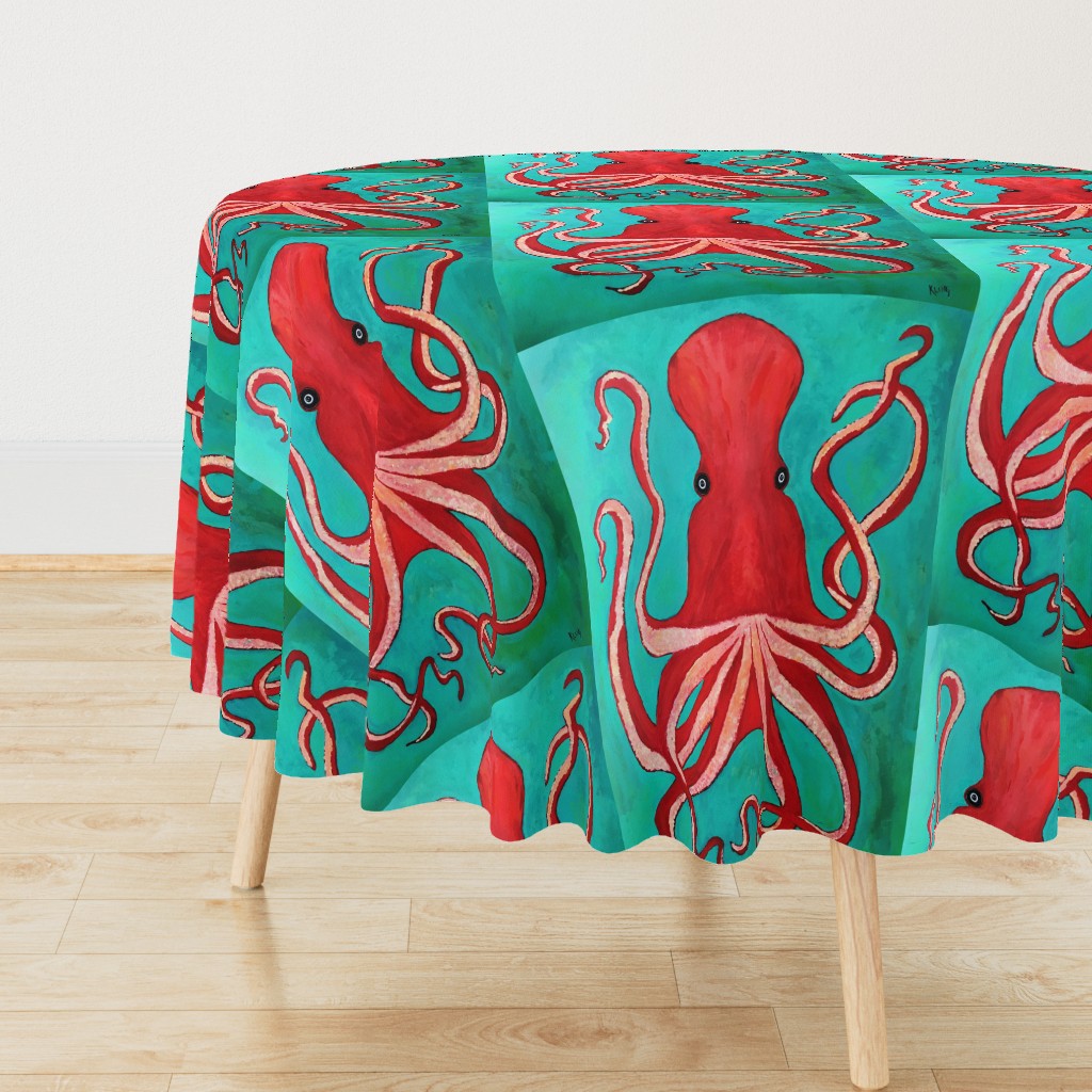 Red Octopus - Large Scale