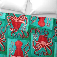 Red Octopus - Large Scale