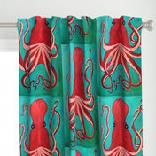 Red Octopus - Large Scale