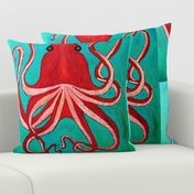 Red Octopus - Large Scale