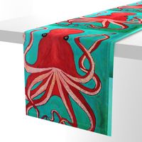 Red Octopus - Large Scale