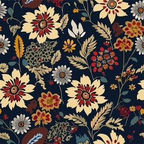 Bethany 1 - Floral Pattern