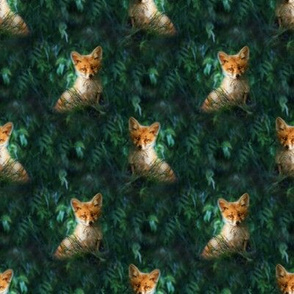 fox in the green