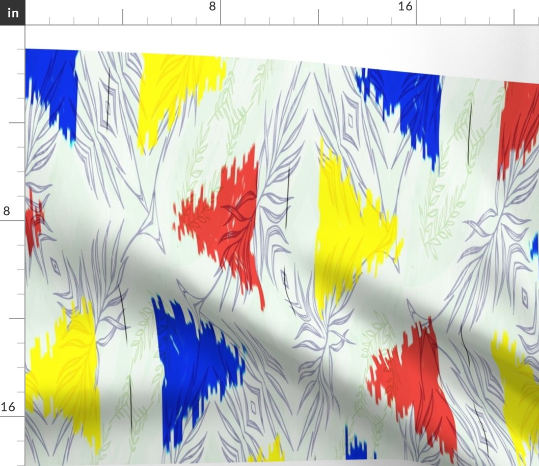 Ikat bauhaus design