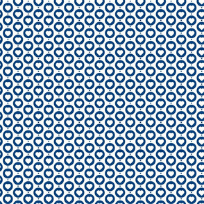 Heart seamless pattern. Fashion graphic background design