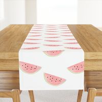 Watercolor Watermelon on White