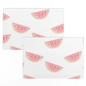 Watercolor Watermelon on White