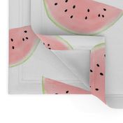 Watercolor Watermelon on White