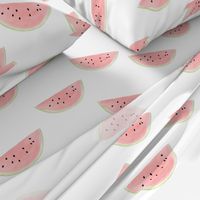 Watercolor Watermelon on White