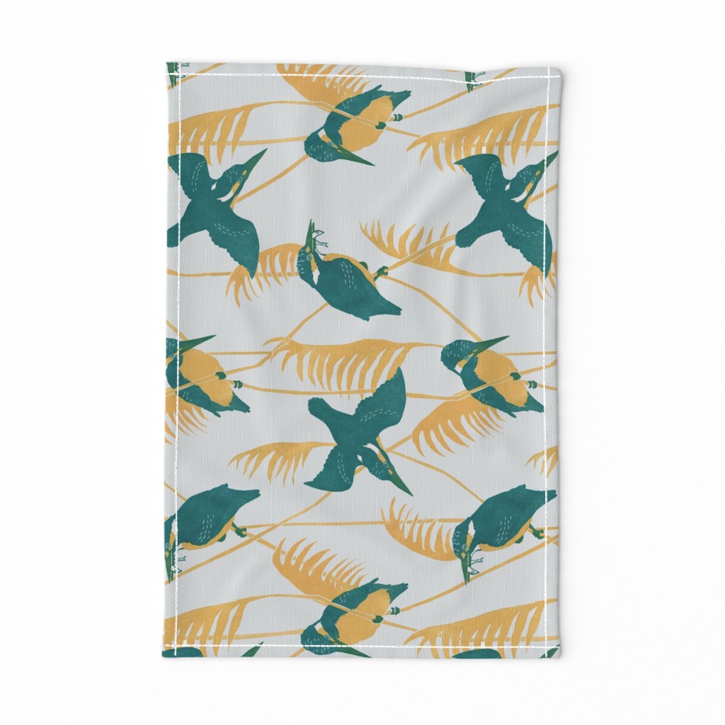 Kingfisher Tea Towel