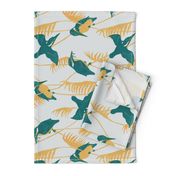 Kingfisher Tea Towel