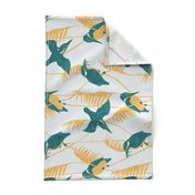 Kingfisher Tea Towel