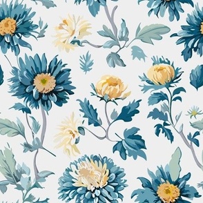 Crisanta - Floral pattern with Chrysanthemums