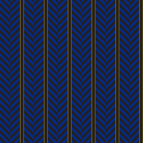 herringbone blue stripe