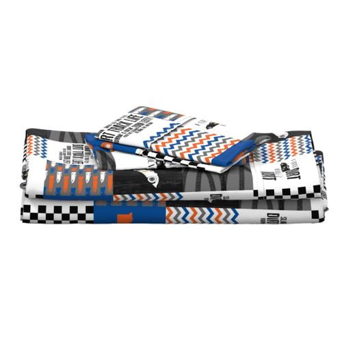 Dirt Track Racing/Dirt Track Life - Wholecloth Cheater Quilt