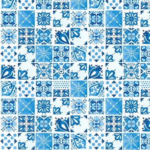 Spanish cat tiles