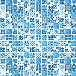 Spanish cat tiles