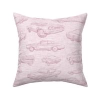 Muscle Cars - Light Pink