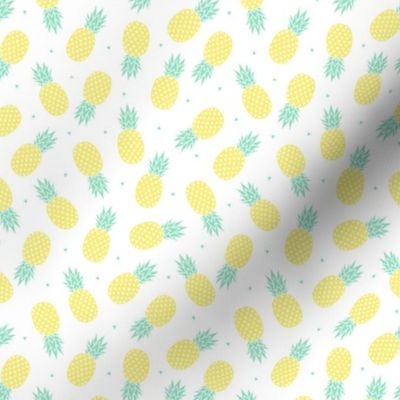 Pineapple - White Background -xs