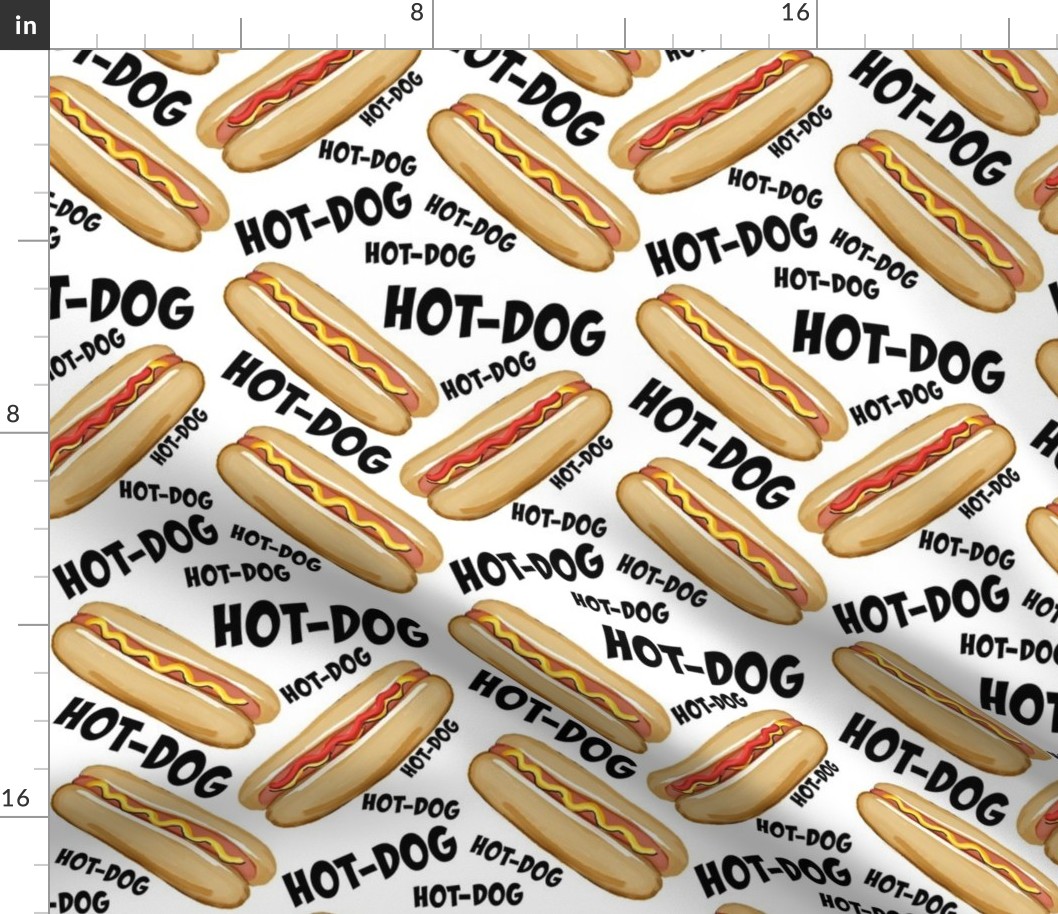 Hot-Dog /hot off the grill 