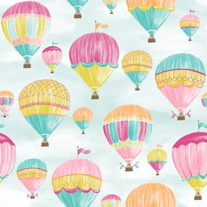 Hot Air Balloons 8" repeat