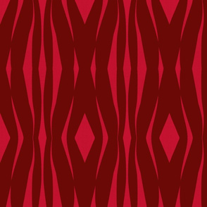 ribbons of rhythm-in red and brown