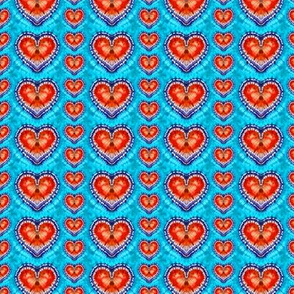 Random Red Hearts