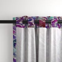 Ikat Parrot (violet) Rotated