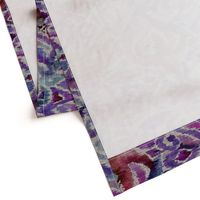 Ikat Parrot (violet) Rotated