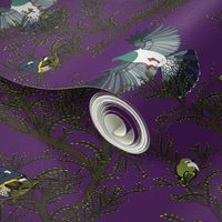 Bird repeat purple