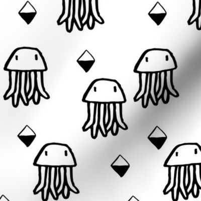 Sketchy-hand-drawn-jellyfish-design.-Animals-of-the-ocean-and-sea-