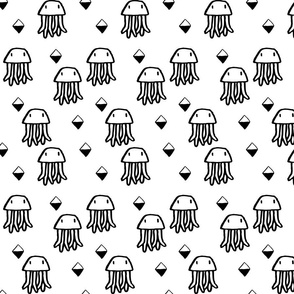 Sketchy-hand-drawn-jellyfish-design.-Animals-of-the-ocean-and-sea-