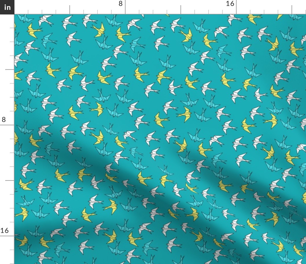 paper_swallows_teal_white_yellow