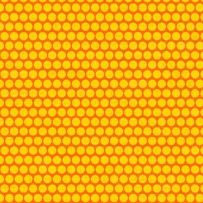 retro spots yellow orange small