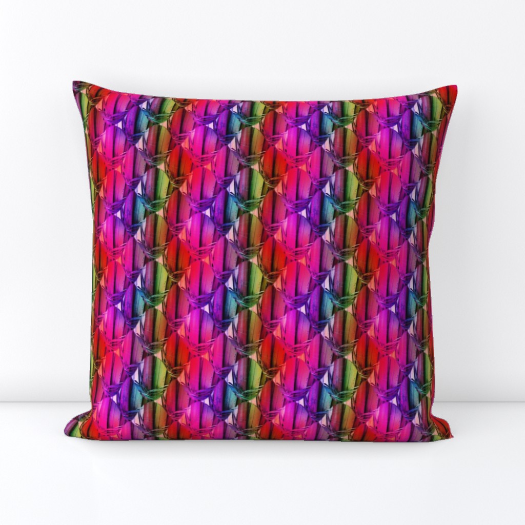bamboo 4 rainbow forest texture seamless pattern pink purple coral